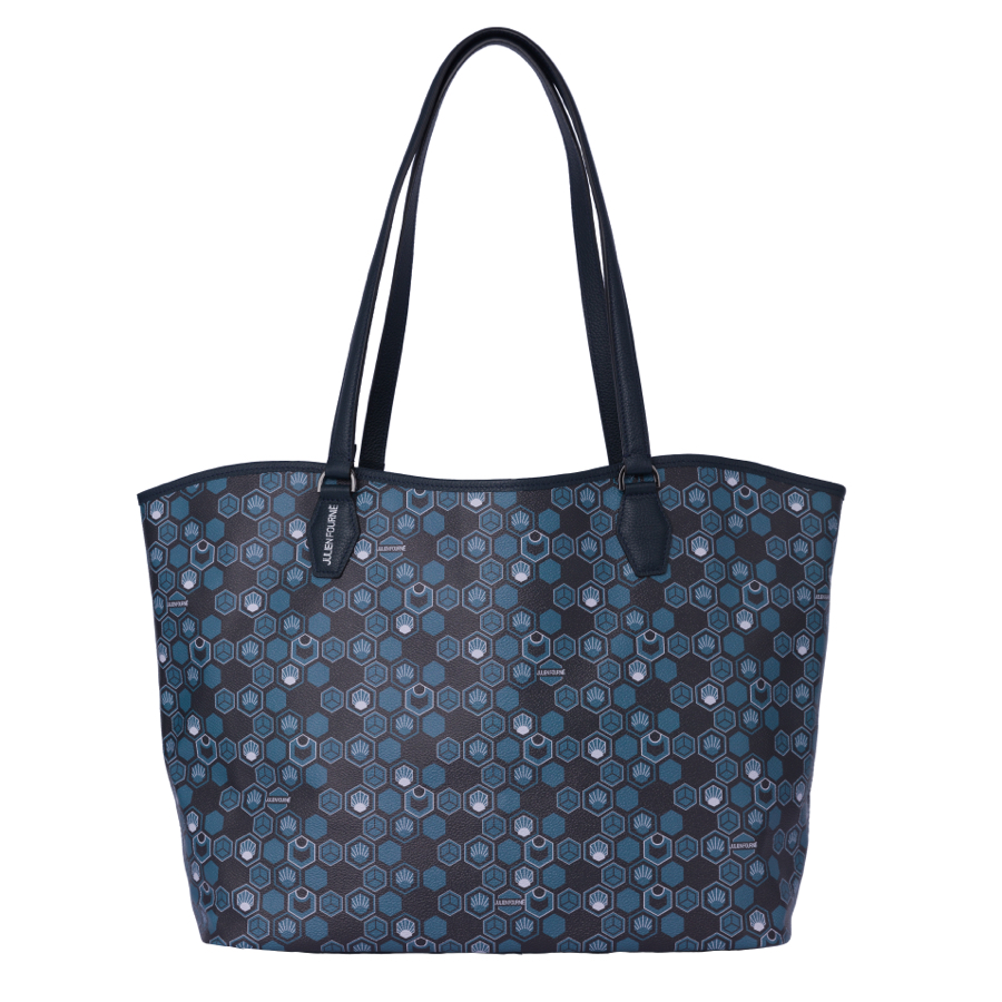 Luxury Tote Bag ⋆ Saturne Tote Bag Monogram Navy