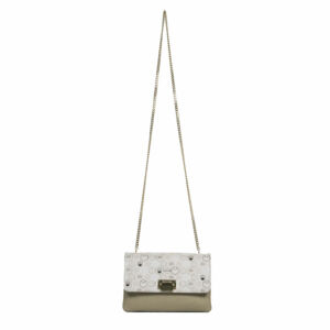 beige shoulder bag