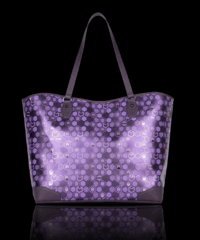 Deep Purple Saturne Tote Bag tote bag