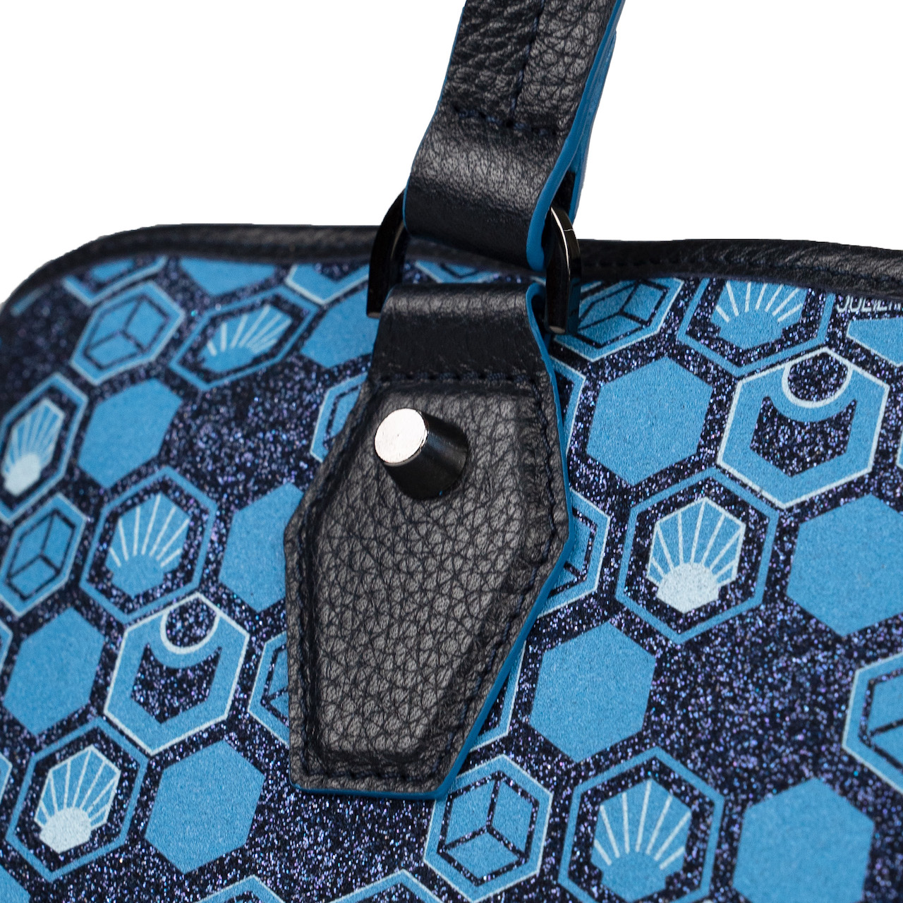 MIDNIGHT BLUE SATURNE TOTE BAG tote bags