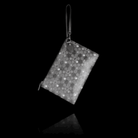 MIDNIGHT BLACK PLUTON CLUTCH evening clutch bag