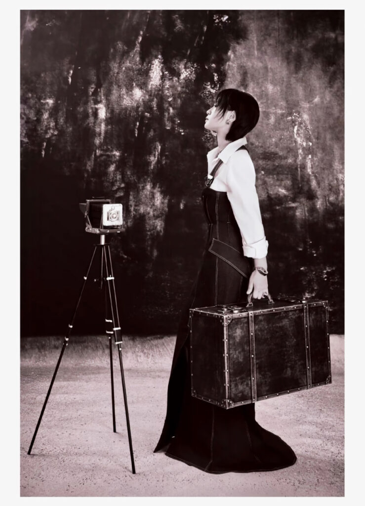 Bibi Zhou in Julien Fournié Haute Couture for the opening ceremony of the Chongqing International Animation Film Week Bibi Zhou