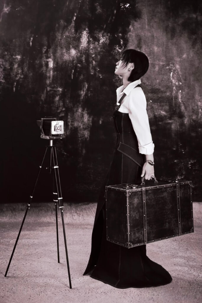 Bibi Zhou in Julien Fournié Haute Couture for the opening ceremony of the Chongqing International Animation Film Week Bibi Zhou