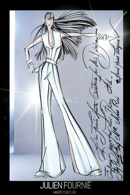 Dilraba (迪丽热巴) in Julien Fournié Haute couture dilraba