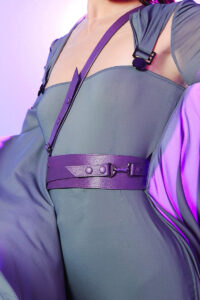 Julien Fournié Haute Couture runway look with couture belt, First Shield collection