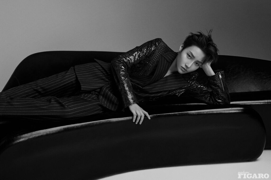 Liu Yuxin en julien fournié haute couture