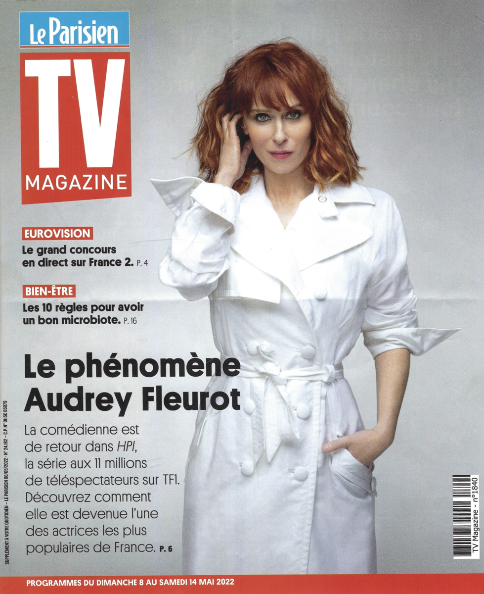 Audrey Fleurot en Julien Haute Couture pour le lancement de HPI saison 2