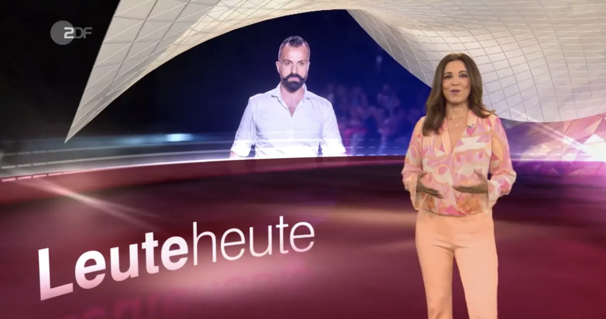 Julien Fournié dans l’émission Leute Heute