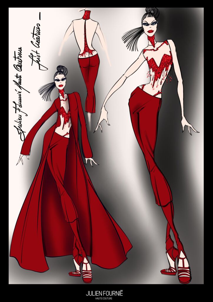 Illustration Scarlet Witch réalisée par Julien Fournié copie