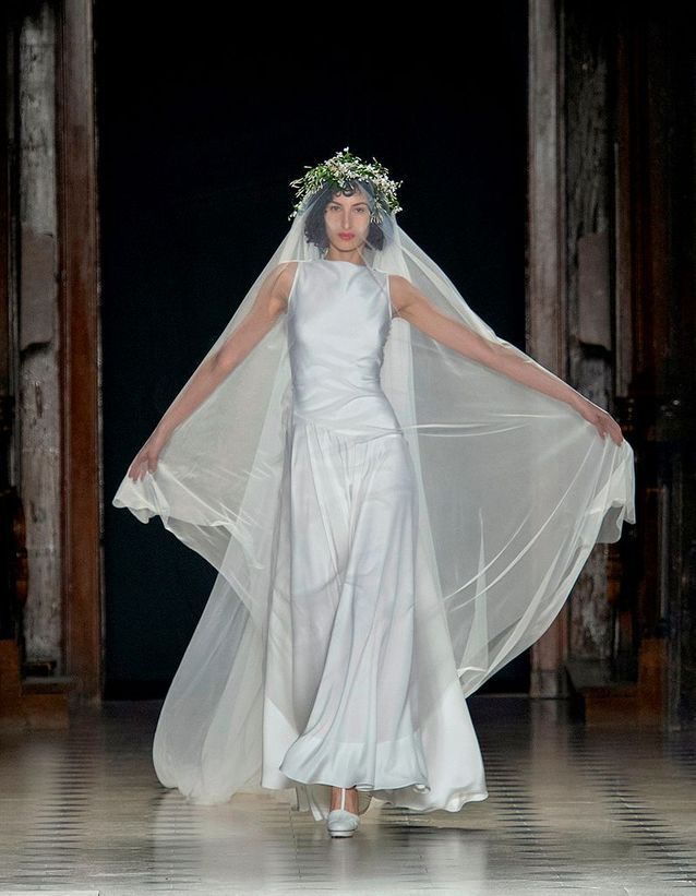 Two of Julien Fournié's most beautiful wedding dresses