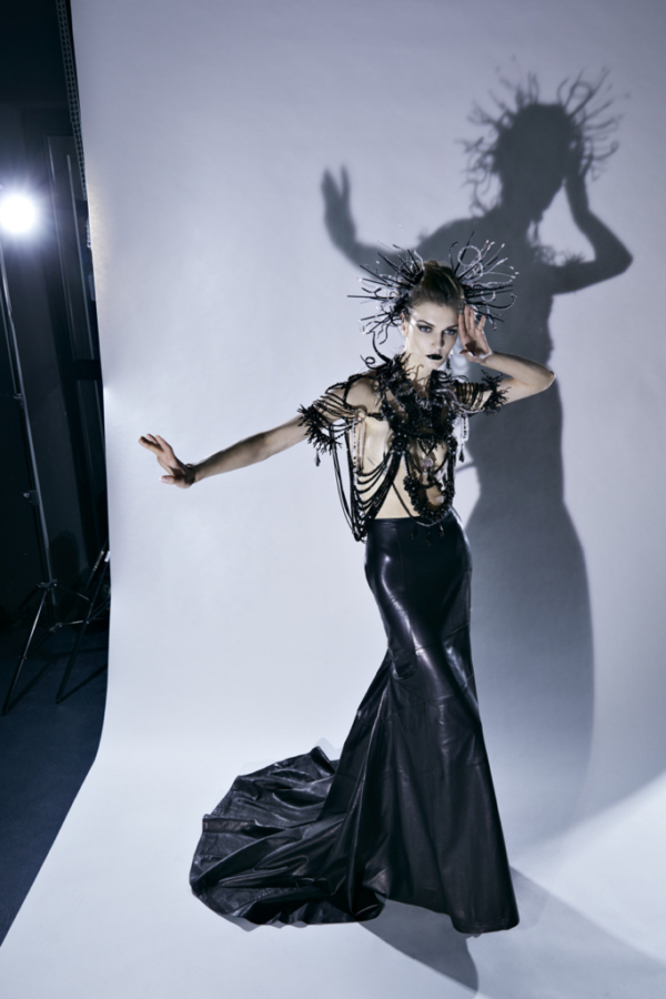 Dark Mermaid robe haute couture