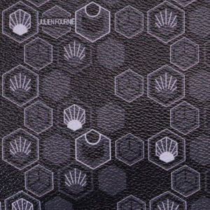 toile monogramme hexagon