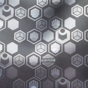 toile monogramme hexagon julien fournié