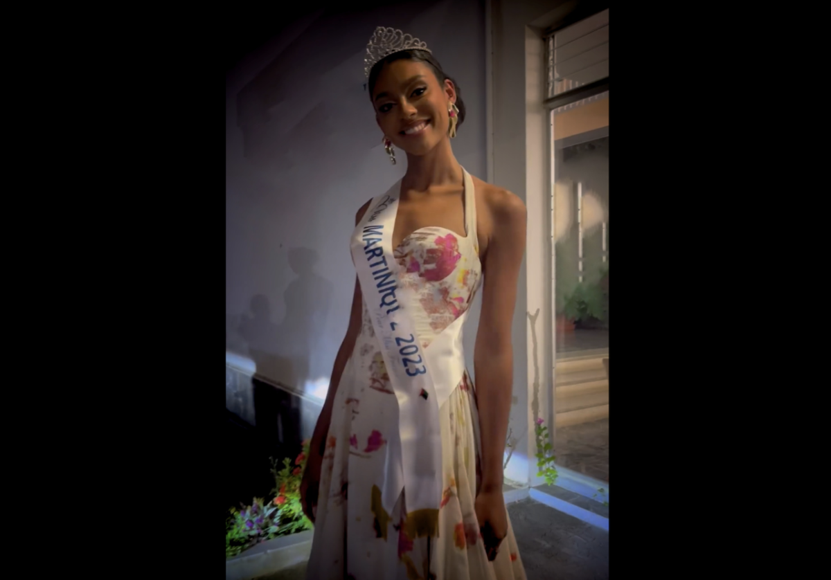 La nouvelle Miss Martinique en Julien Fournié Haute Couture