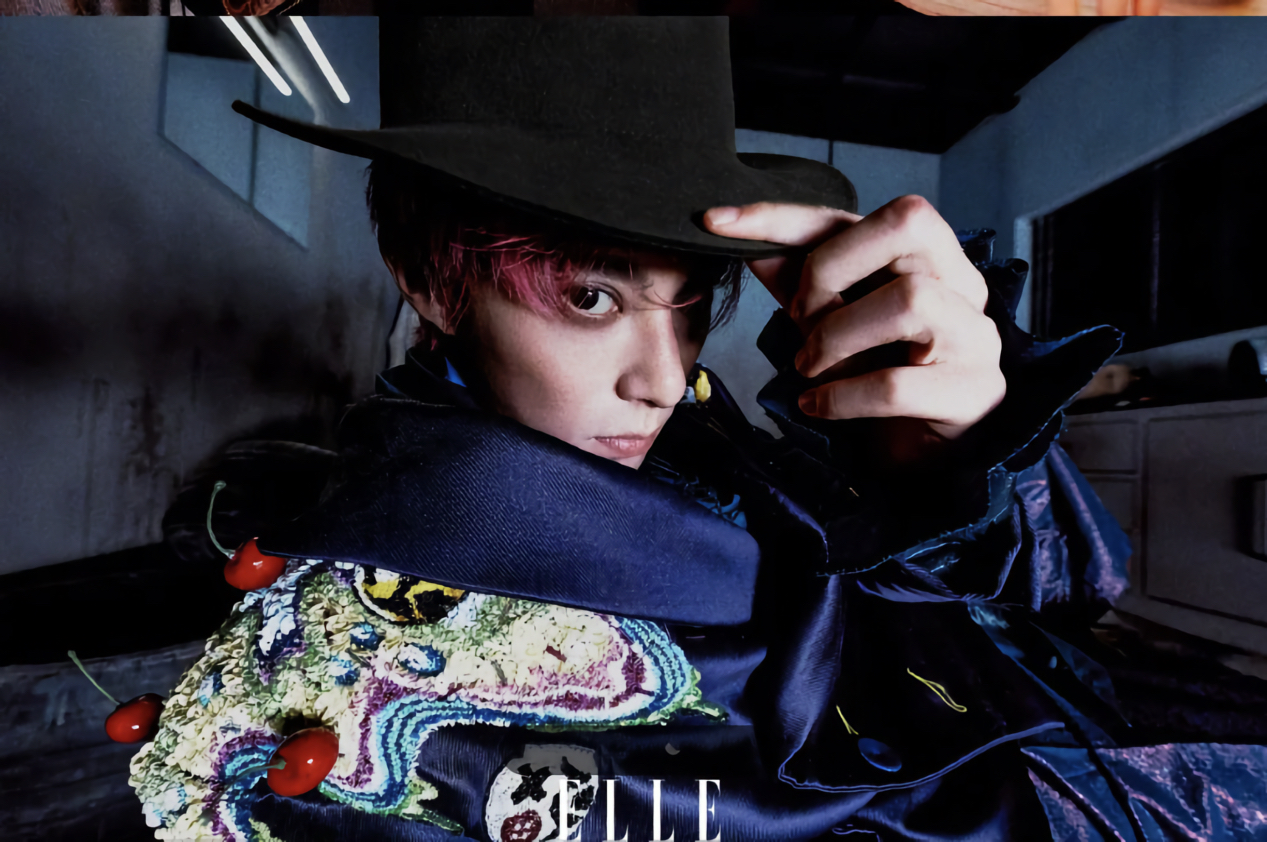 Dylan Wang en Julien Fournié Haute Couture pour ELLE China