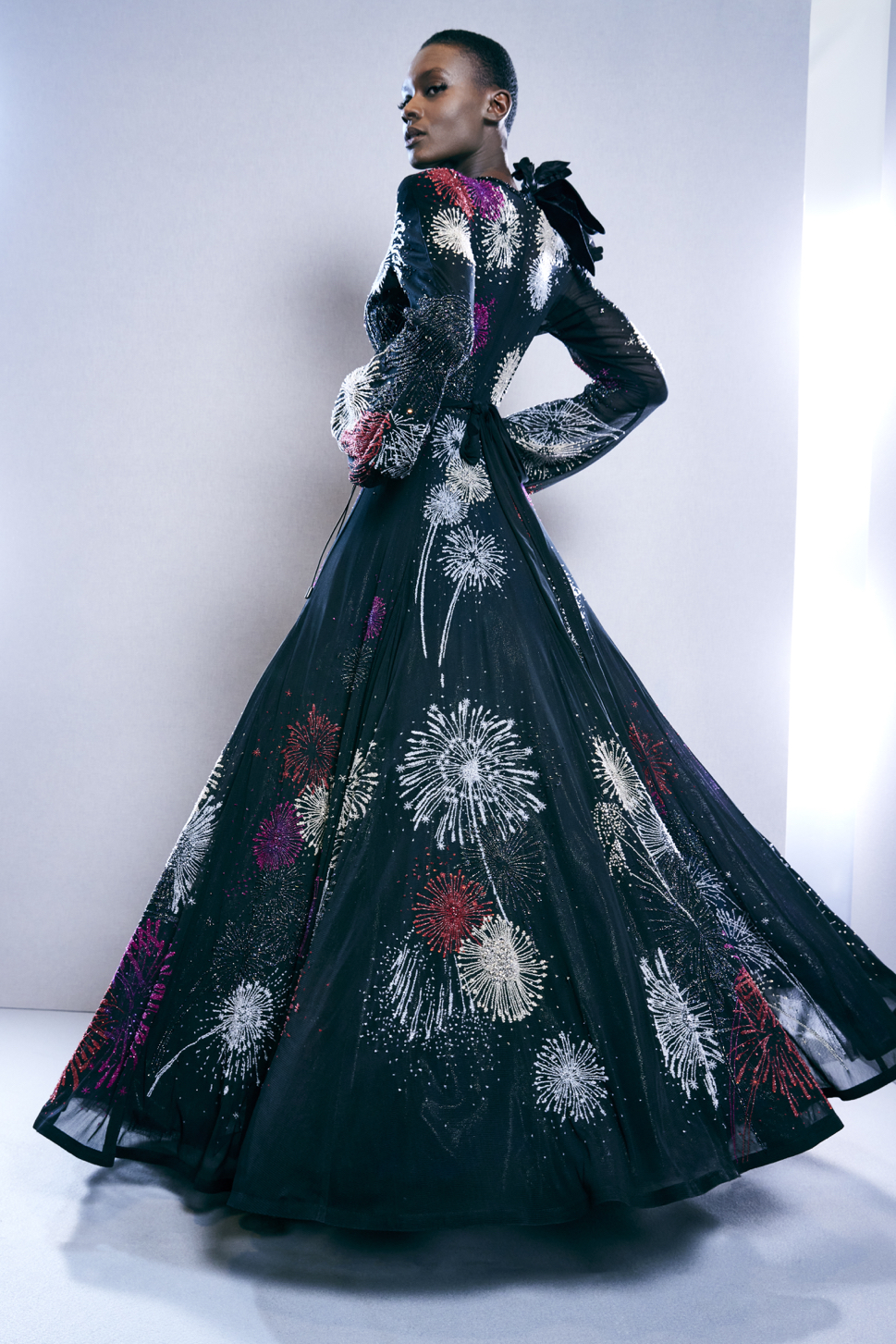 robe haute couture Robe feu d'artifice de la collection First Misfits
